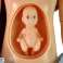 Pregnant Baby Doll Blue Dress image 4