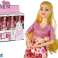Schwangere Baby Doll Rosa Kleid Blumen Bild 1