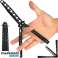 Black Training Butterfly Knife image 1