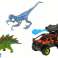 Dinozaury Figurki Zestaw Auto Rakieta Niebieski zdjęcie 1