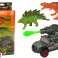 Dinosaurier Figuren Set Raketenauto Grün Bild 1