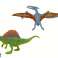 Dinozaury Zestaw Samochód Z Rakietą Przyczepa zdjęcie 1