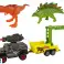 Dinosaurier Set Auto Rocket Anhänger Bild 1