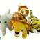 Mini Animal de Peluche Safari 4 Modelos fotografía 1