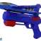 Pistola lanzadora de burbujas de avión azul fotografía 3