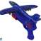 Pistola lanzadora de burbujas de avión azul fotografía 4
