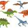 Hubschrauber Dinosaurier Fahrzeug Set 6-teilig bunt Bild 3