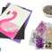 Creative DIY Set Sequins Pins Flamingo Frame image 1