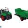 Tractor teledirigido con remolque, escala 1:24, luces verdes fotografía 2