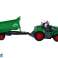 Tractor teledirigido con remolque, escala 1:24, luces verdes fotografía 3