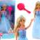 Anlily Puppe Meerjungfrau Prinzessin Blaues Kleid Pinsel Bild 1