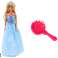Anlily Puppe Meerjungfrau Prinzessin Blaues Kleid Pinsel Bild 2