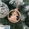 Wooden Christmas Balls 10 pcs OSI 00011416 image 4