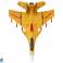Friction-Powered Airplane Model Grey Black or Yellow image 4