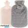 Rubberen Warm Water Fles met Hoes 2000ml Ruhhy 19806 foto 1