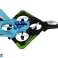 Avión de combate R/C luces de colores azul fotografía 4