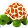 Plush Turtle 10 cm Brown Mascot Key Chain image 1