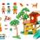 Ensemble de blocs avec figurines plaisir en famille 71001 maison dans l'arbre avec toboggan photo 1