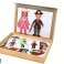 Magnetisches Puzzle-Set mit Zeichentrickfiguren Bild 1