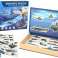 Una serie di puzzle magnetici educativi con il motivo di una nave militare foto 1