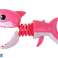 Kramtymo žuvies žaislas "Pink Shark Gun" nuotrauka 1