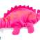 Plüsch Dinosaurier Federmäppchen Aufbewahrungsbox Anhänger Rosa Bild 1