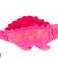 Plüsch Dinosaurier Federmäppchen Aufbewahrungsbox Anhänger Rosa Bild 2