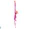 Plysjape med lyd, rosa, 60 cm bilde 4