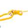 Gul ape plysj ape med barnemaskot 70 cm bilde 2