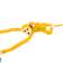 Gul ape plysj ape med barnemaskot 70 cm bilde 3