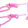 Apepeplysj med barnemaskot rosa 90 cm bilde 1