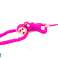 Scimmia Peluche Mascotte con Bambino Rosa Scuro 90 cm foto 2