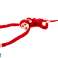 Pluche mascotte aap met baby rood 90 cm foto 2