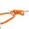 Pluche aap met babymascotte oranje 90 cm foto 3