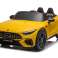 Mercedes AMG SL63 Yellow Painted Battery Car image 4