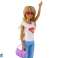 Baby Doll Anlily lange blonde Haare Handtasche Brille weiße Bluse Bild 2