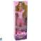 Baby Doll Anlily Princesa Pelo Rubio Largo Tiara Vestido Rosa fotografía 3