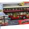 City Double Decker Bus Lights Sounds Red 1:16 image 2