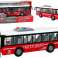 Autobus a batteria, luci, suoni, frizione, rosso, 1:16 foto 1