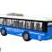 Autobus a batteria, luci, suoni, frizione, blu, 1:16 foto 3