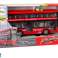 Battery operated double-decker bus lights sounds Frictional drive red 1:16 image 3