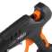 Sett: limpistol 11 mm 60/100W 12 limstifter 3 fingerbeskyttere etui bilde 4