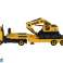 Raupenbagger Klappbarer Abschleppwagen Light Sound DIY Gelb Bild 2