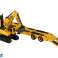 Raupenbagger Klappbarer Abschleppwagen Light Sound DIY Gelb Bild 4