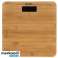 Báscula de baño de madera LCD Ruhhy 22522 fotografía 1