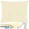 Telo Ombreggiante 4x3m Beige Gardlov 23144 foto 2