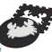 Soft Puzzle Mat Contrasting Educational EVA Foam Black & White 19 pcs. image 1
