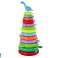 Piramide Giraffe Legpuzzel 13 Cirkels Kleurrijk 43cm x 18cm x 18cm foto 1