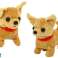 Peluche de perro Paseos interactivos de animales ladridos beige fotografía 1