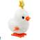 Huhn Weiße Henne mit Stern Weiß Aufziehspringen Bild 1
